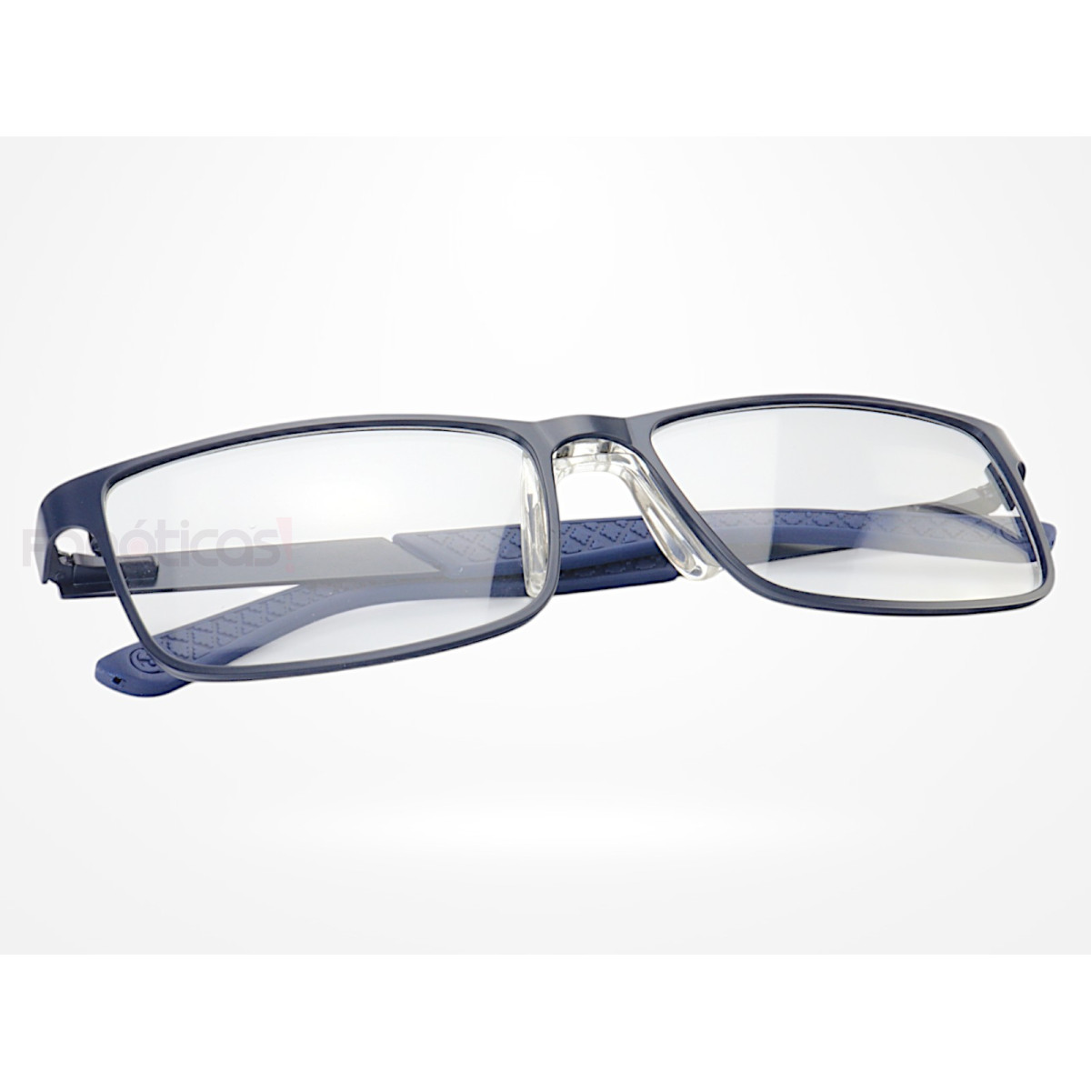 Armação de Óculos AQ240701 Retangular Azul
