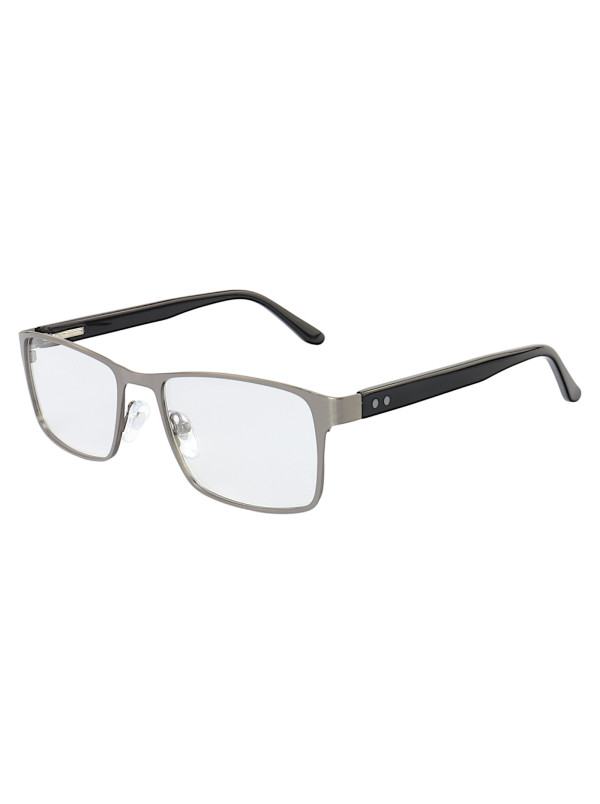 Armação de Óculos AQ240504 Retangular Grafite Escovado