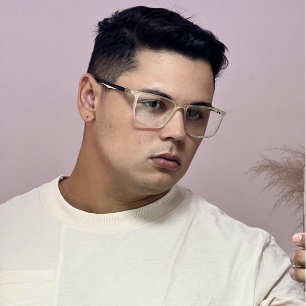 Armação de Óculos GB8005 Retangular Translucido