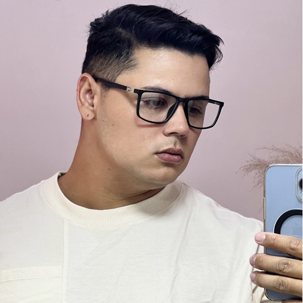 Armação de Óculos GB8005 Retangular Preto