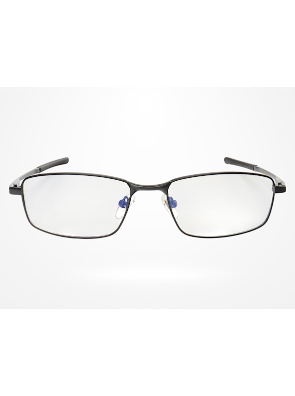 Armação de Óculos Retangular 3217 Metal Preto
