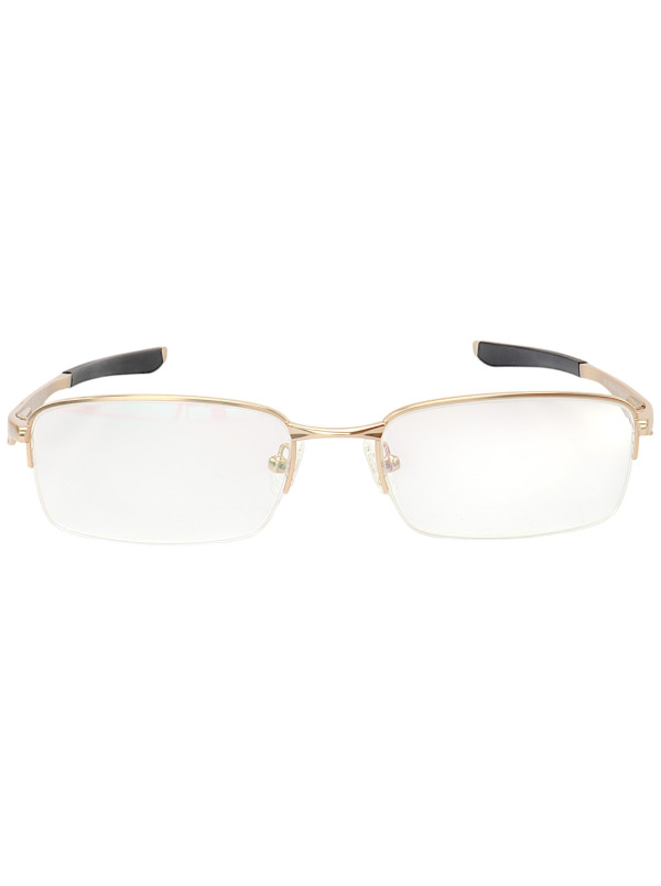 Armação de Óculos Retangular Brushed OX5040 Dourada