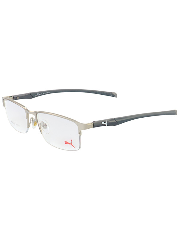 Armação de Óculos Retangular PM5450 Prata e Cinza