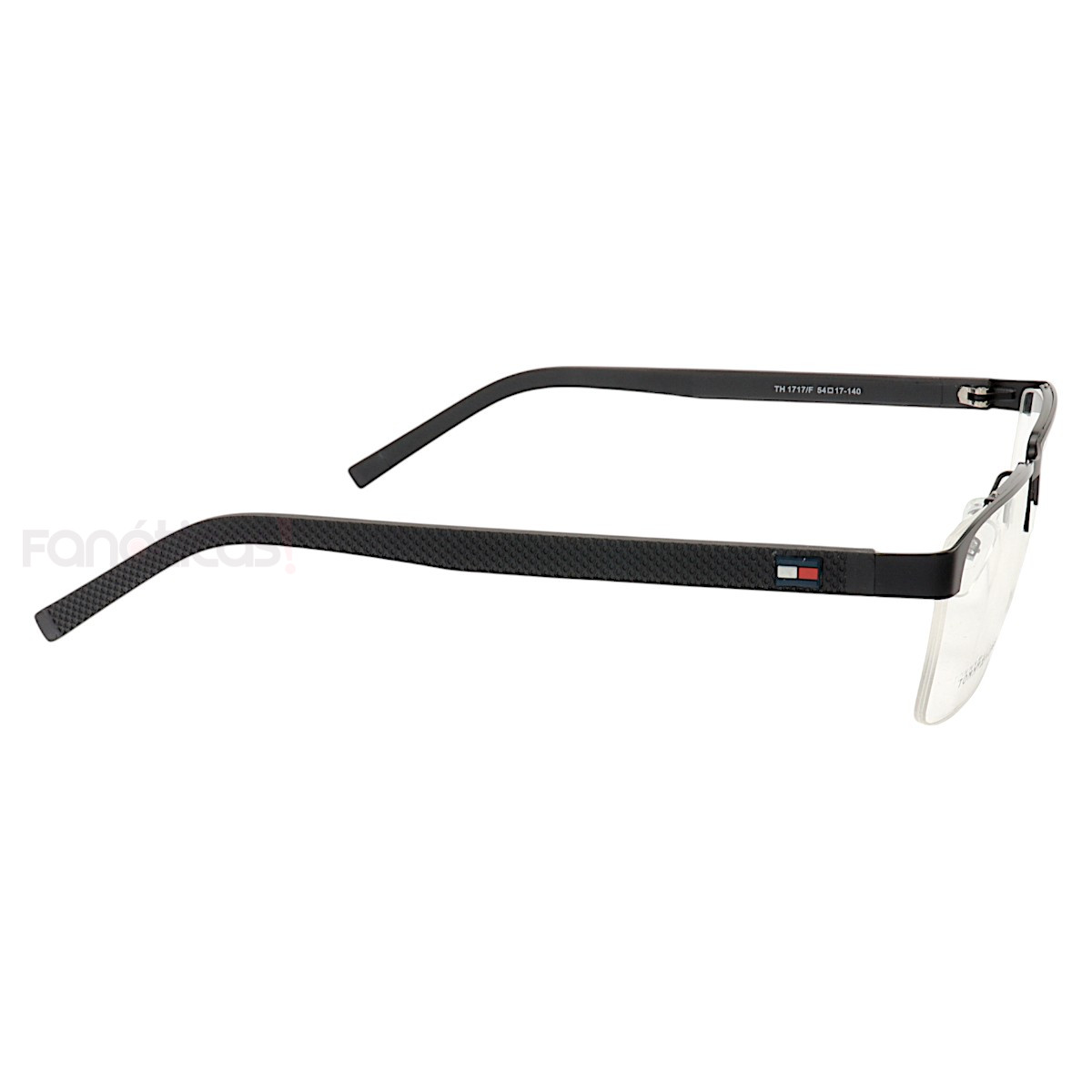 Armação de Óculos Retangular Nylon TH1717 Preto