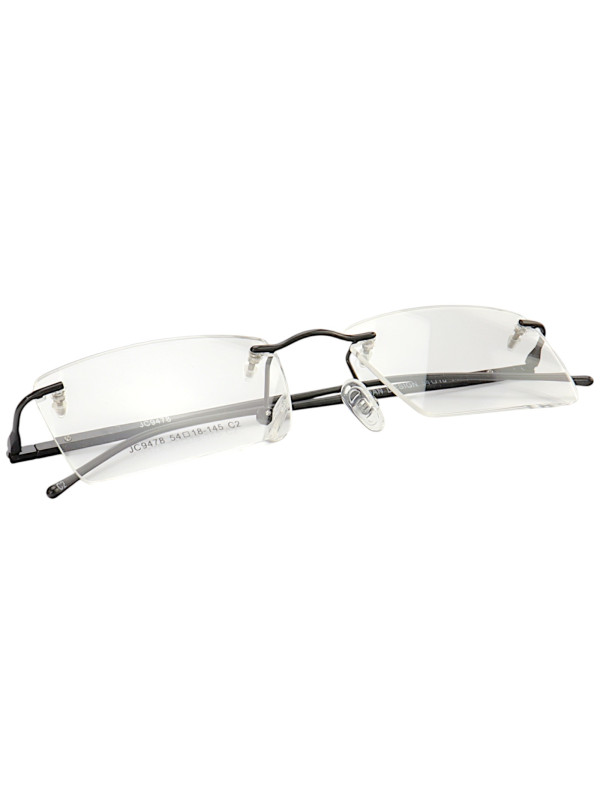 Armação de Óculos Retangular Balgriff Mola 180 JC9478 Preto