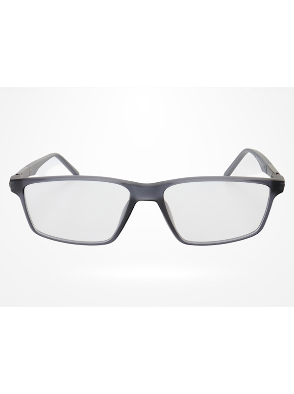 Armação de Óculos Masculina Retangular Molas 180 C10 GZ9141 Cinza