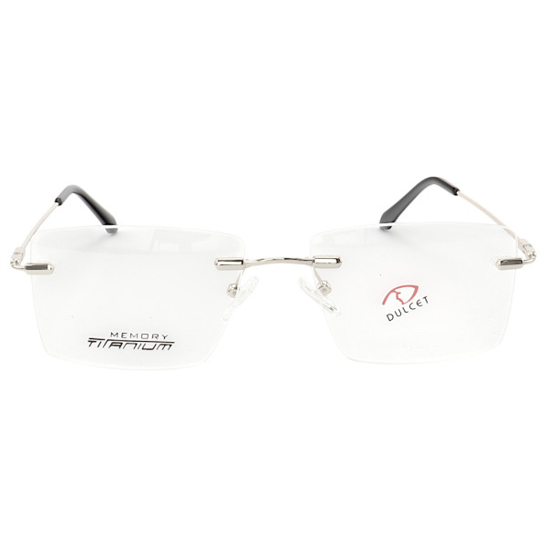 Armação de Óculos Balgriff Bucha Memory Titânio Flexivel Prata