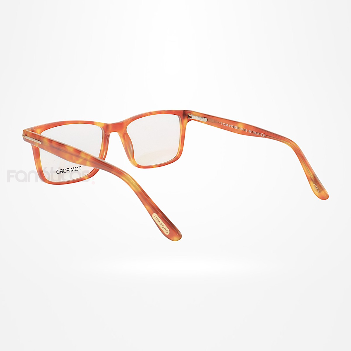 Armação de Óculos Quadrado TF5584 Tartaruga Caramelo