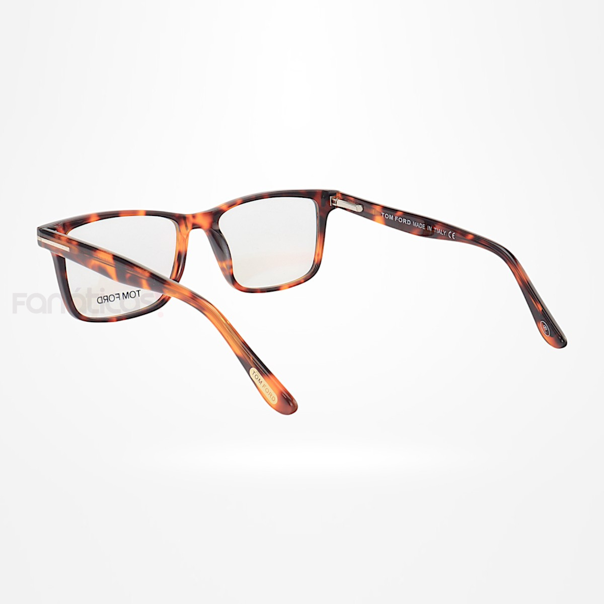 Armação de Óculos Quadrado TF5584 Tartaruga Marrom