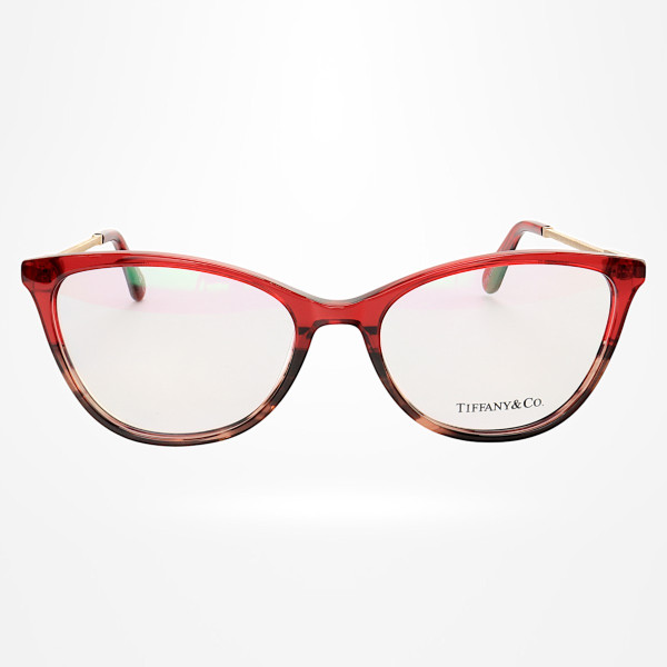 Armação de Óculos Oval TF2668 Vermelho Degrade