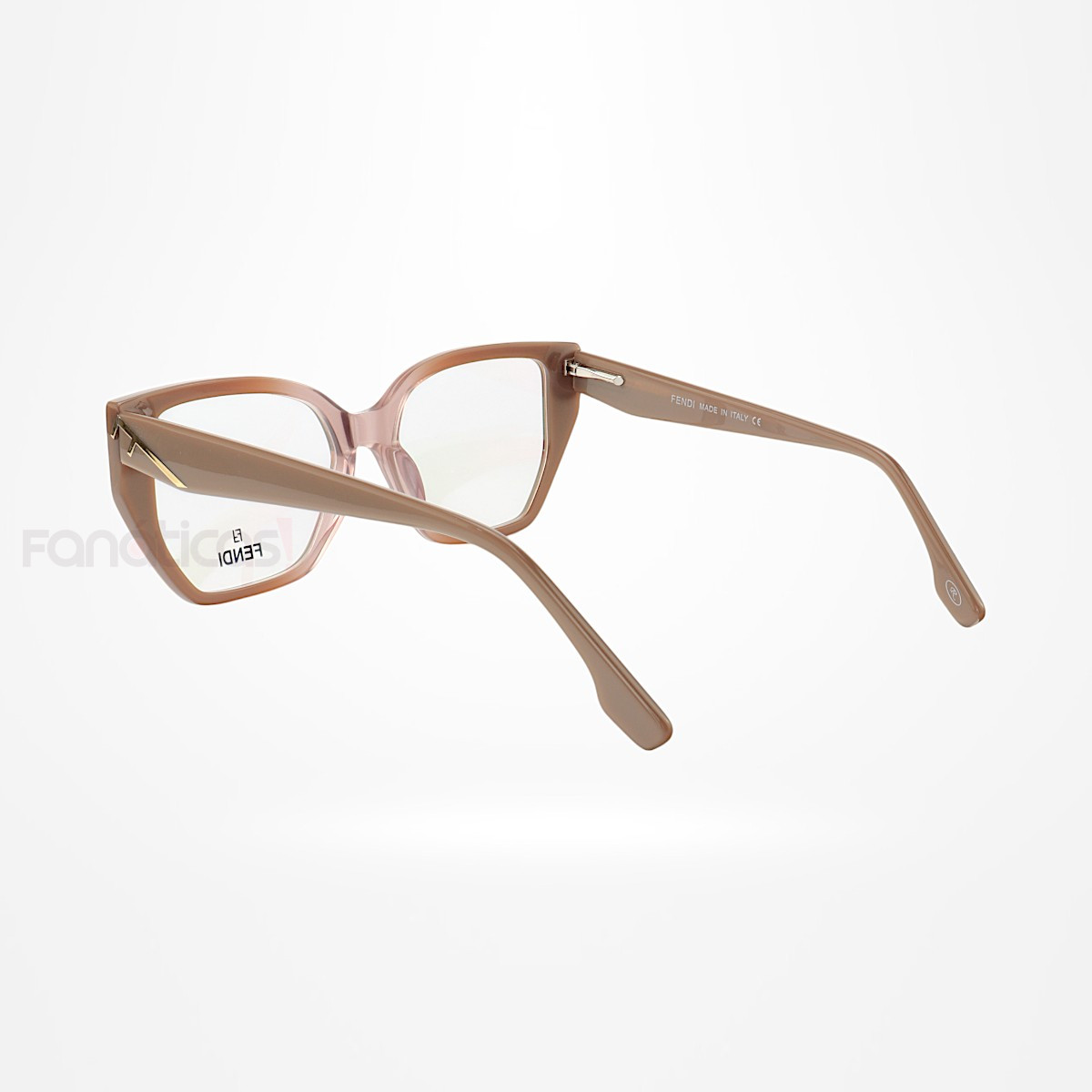 Armação de Óculos Quadrada FE50073 Nude