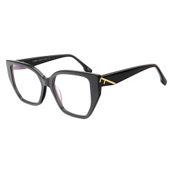 Armação de Óculos Quadrada FE50073 Preto