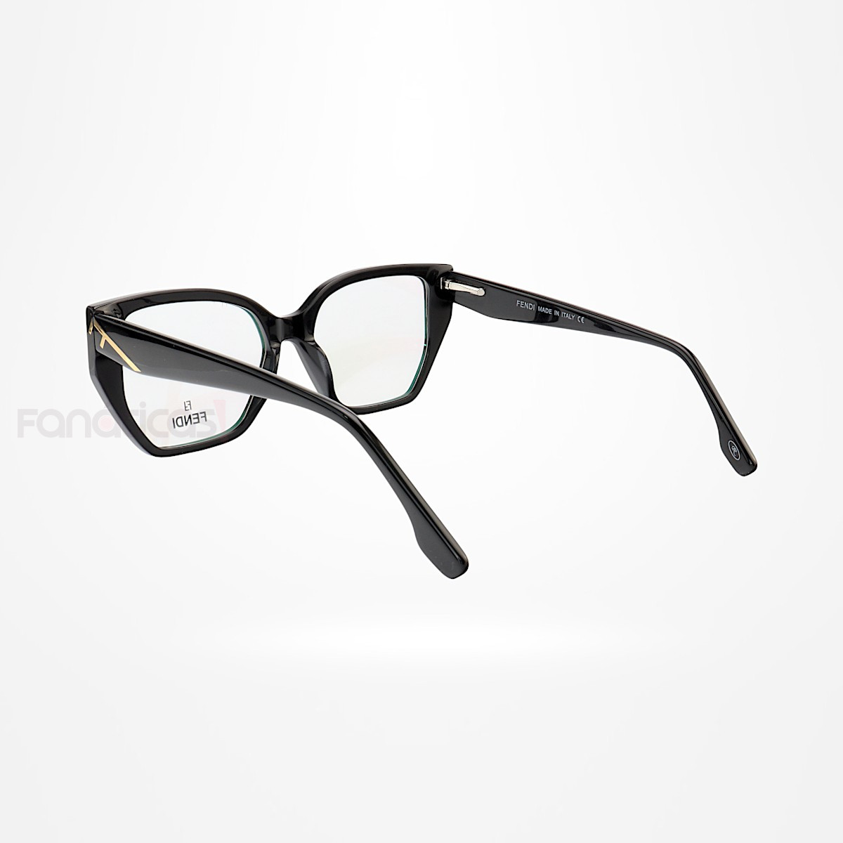 Armação de Óculos Quadrada FE50073 Preto