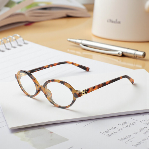 Armação de Óculos Oval MM 8948 Tartaruga