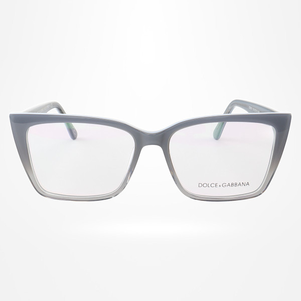 Armação de Óculos Quadrada DG5031 Cinza Azulado