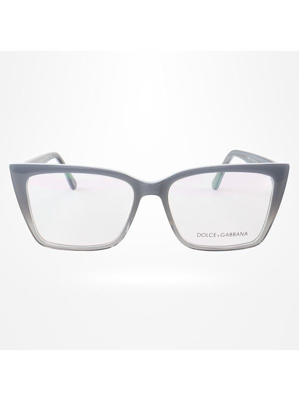 Armação de Óculos Quadrada DG5031 Cinza Azulado