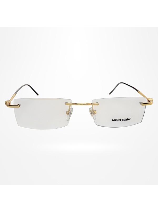 Armação de Óculos Retangular Balgriff MB6176 Dourada