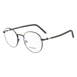 Armação de Óculos Redonda MB02730 Preta