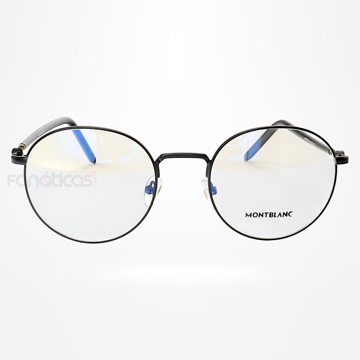 Armação de Óculos Redonda MB02730 Preta