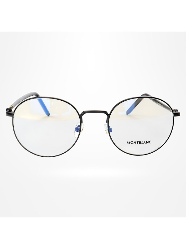Armação de Óculos Redonda MB02730 Preta
