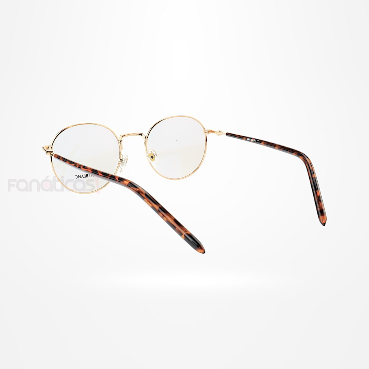 Armação de Óculos Redonda MB02730 Dourada