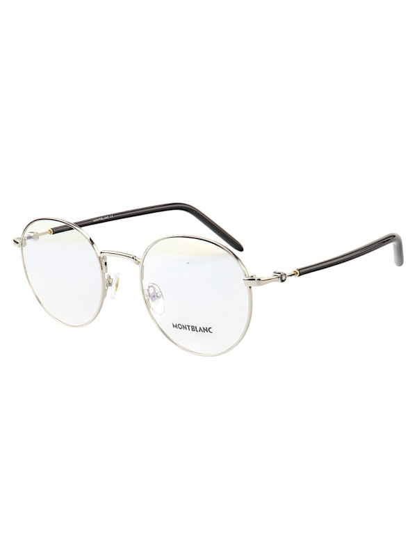 Armação de Óculos Redonda MB02730 Prata