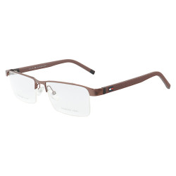 Armação de Óculos Retangular Nylon TH1717 Marrom