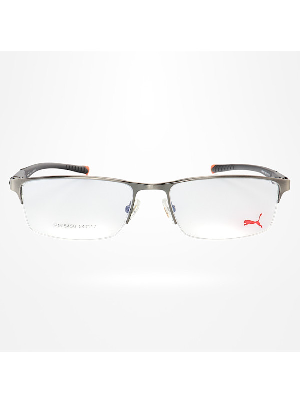 Armação de Óculos Retangular PM5450 Grafite e Laranja