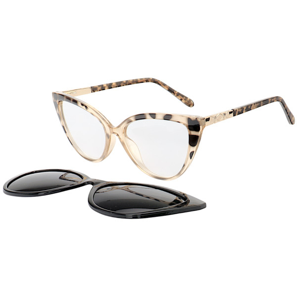 Armação de Óculos Clipon Gatinho R6125 Onça