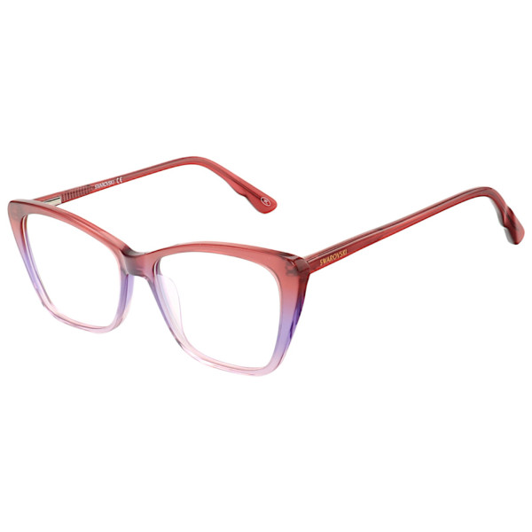 Armação de Óculos Gatinho SK5173 Vermelho Degrade