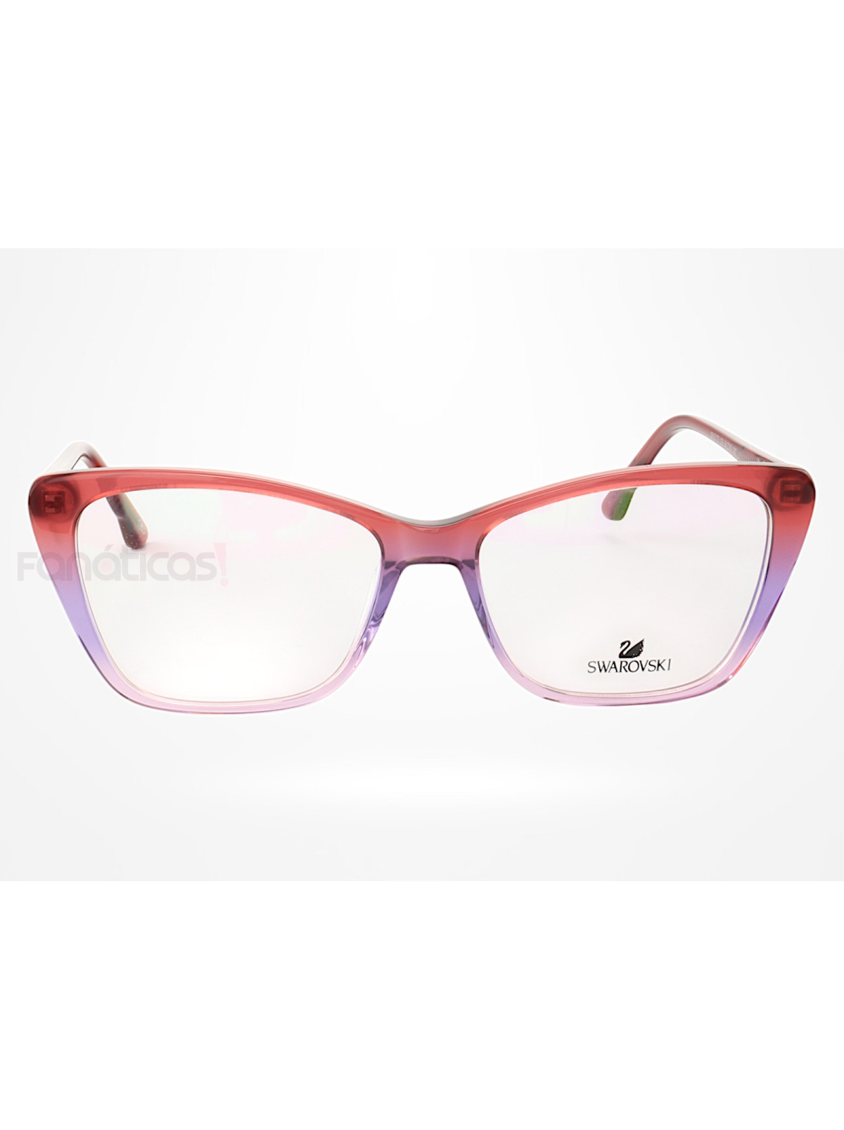 Armação de Óculos Gatinho SK5173 Vermelho Degrade