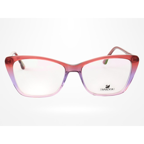 Armação de Óculos Gatinho SK5173 Vermelho Degrade