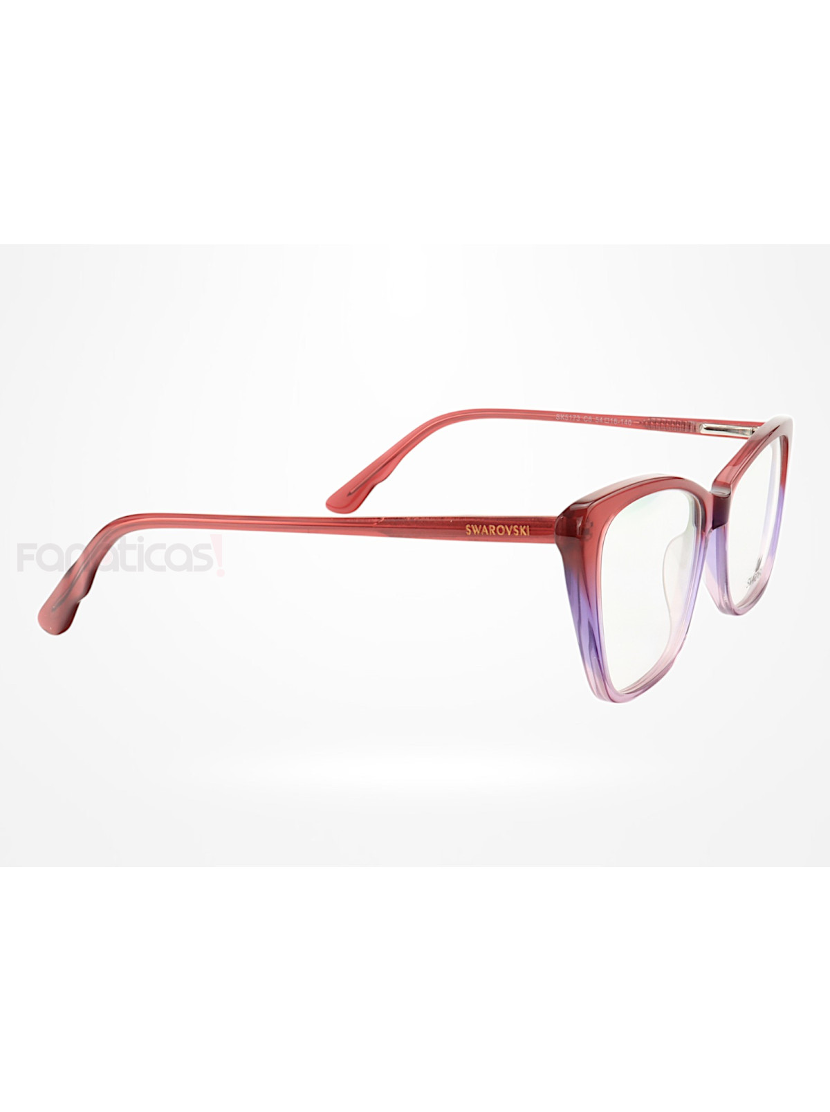 Armação de Óculos Gatinho SK5173 Vermelho Degrade