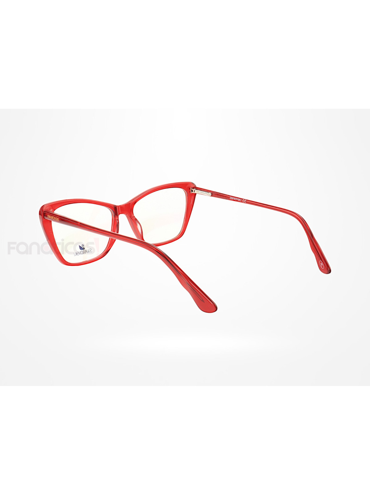 Armação de Óculos Gatinho SK5173 Vermelho Translúcido