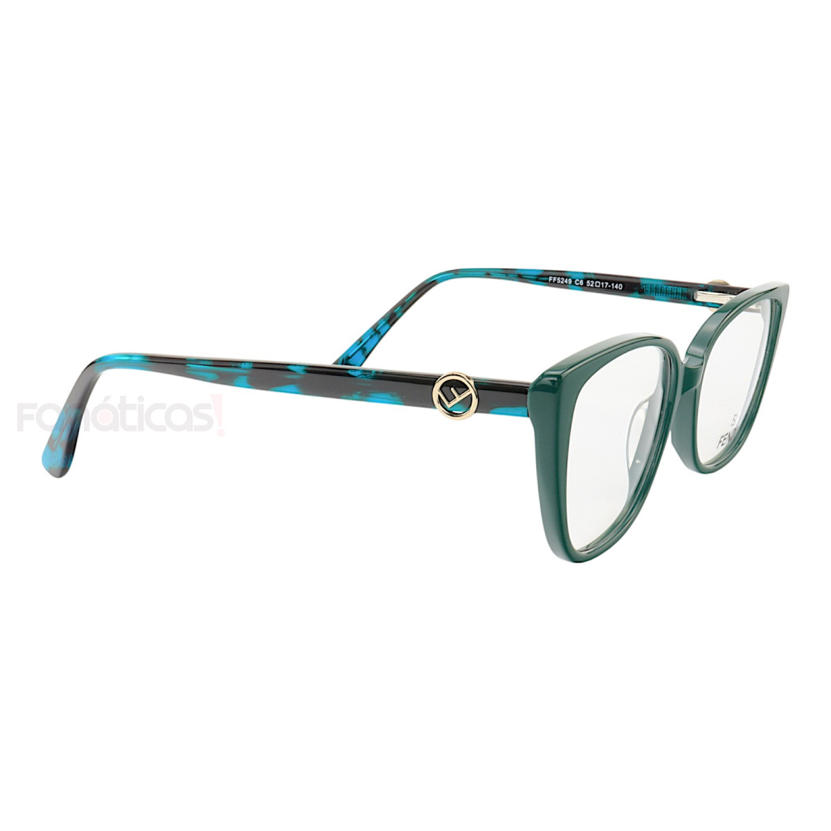 Armação de Óculos Gatinho FF5249 Verde