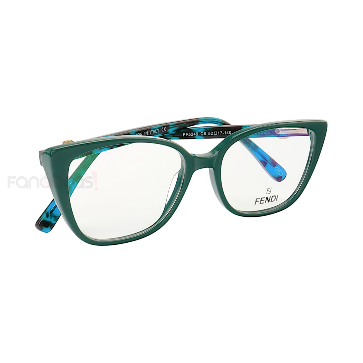 Armação de Óculos Gatinho FF5249 Verde