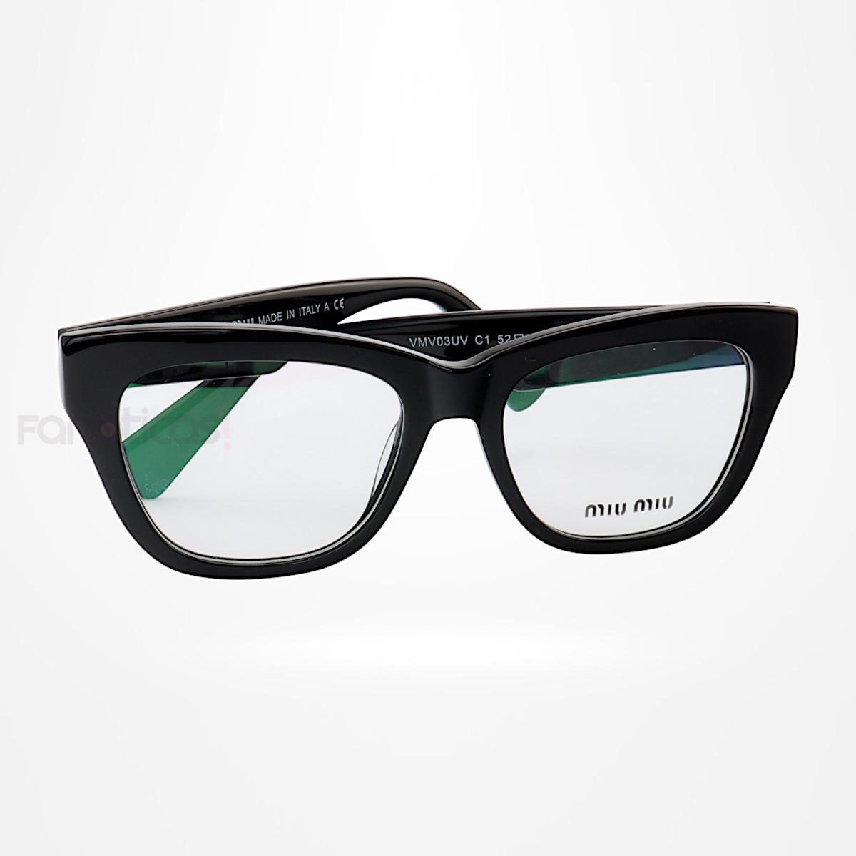 Armação de Óculos Gatinho VMV03UV Preto