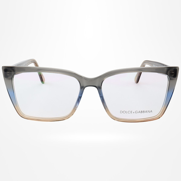 Armação de Óculos Quadrada DG5031 Cinza Escuro Degrade