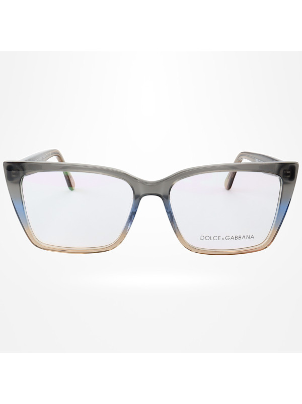 Armação de Óculos Quadrada DG5031 Cinza Escuro Degrade