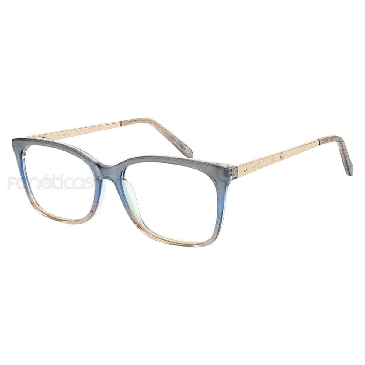 Armação de Óculos Retangular TF2131 Azul Degrade