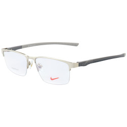 Armação de Óculos Retangular 7805AF Prata