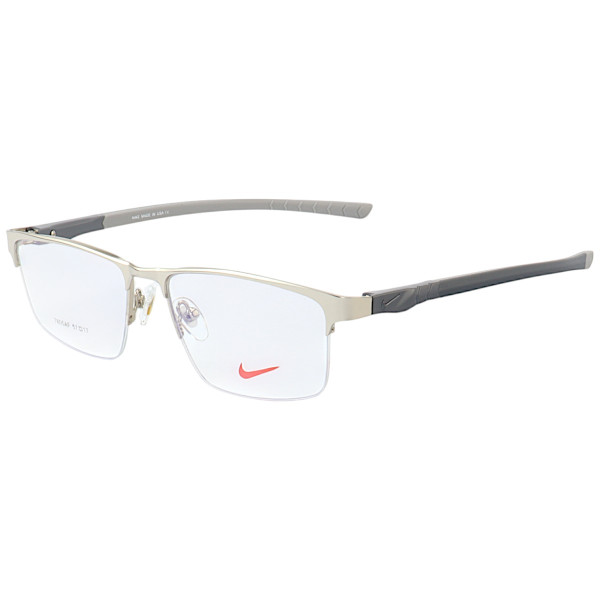 Armação de Óculos Retangular 7805AF Prata