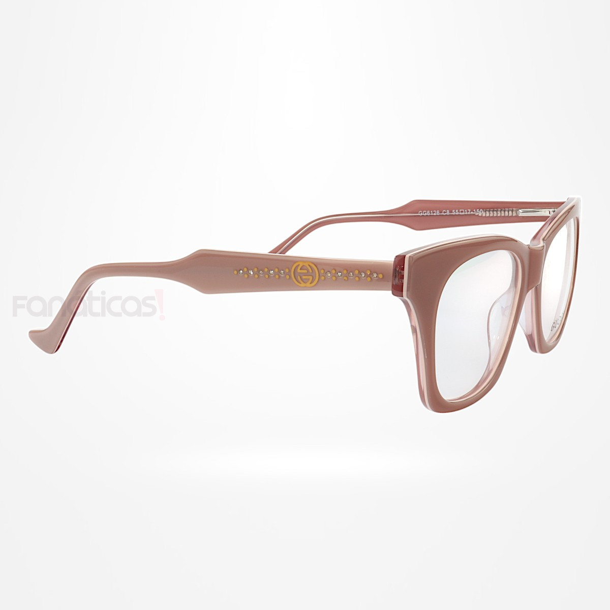 Armação de Óculos Quadrado GG6126 Rose