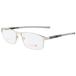 Armação de Óculos Retangular NB06129 Prata