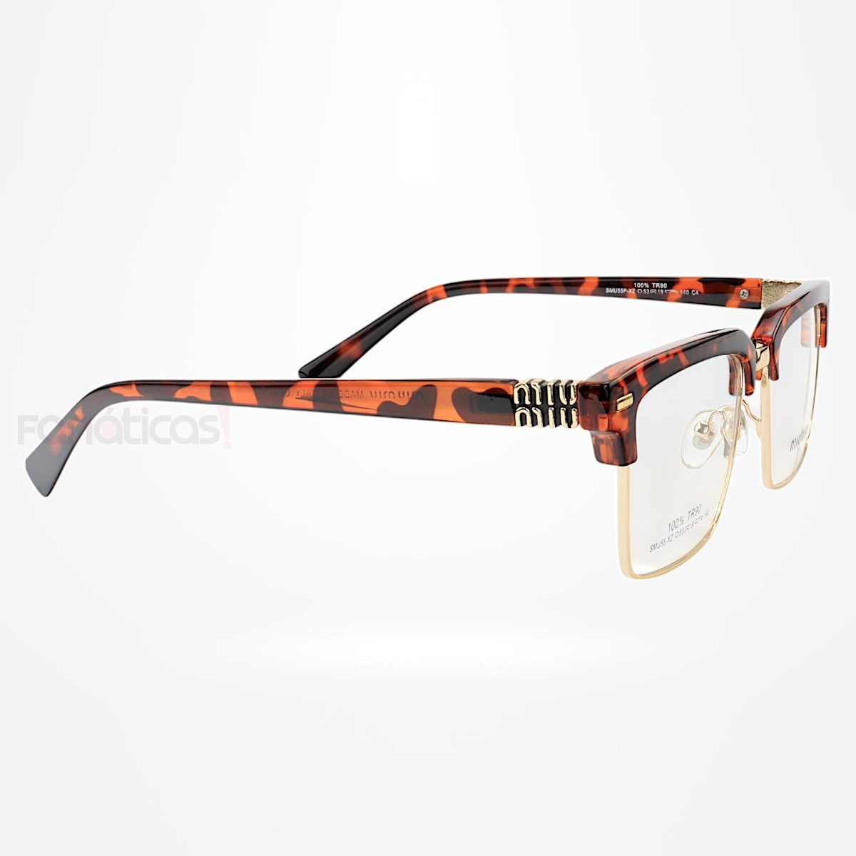 Armação de Óculos Quadrado MM55P Tartaruga