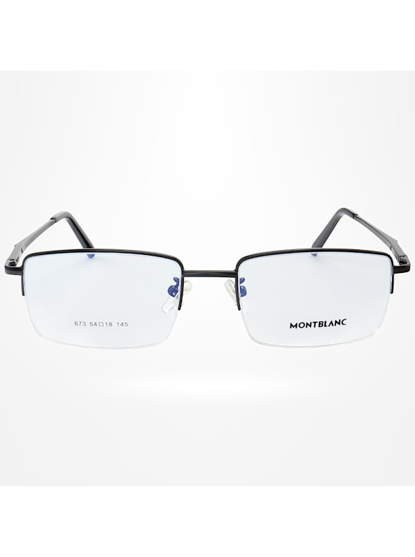 Armação de Óculos Retangular XZ673 Preto