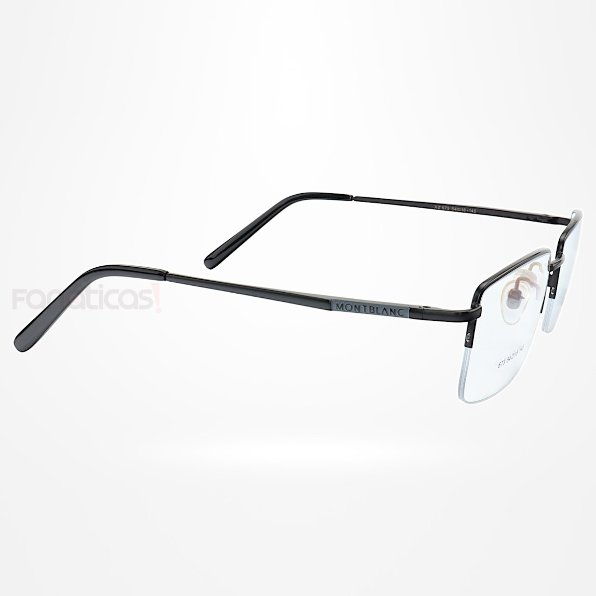 Armação de Óculos Retangular XZ673 Preto