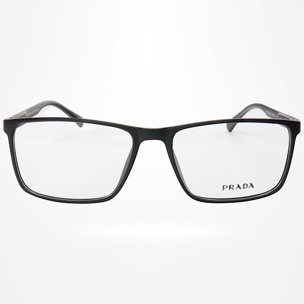 Armação de Óculos Retangular P5150 Preto e Azul