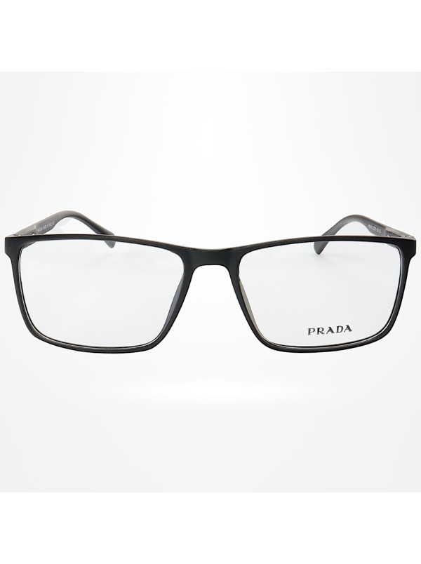 Armação de Óculos Retangular P5150 Preto e Azul