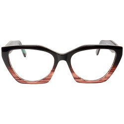 Armação de Óculos Quadrado P26YS Preto Degrade